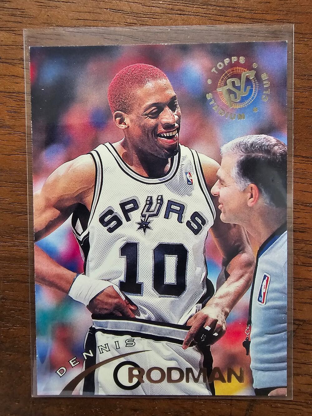 Dennis Rodman 1994-1995 Topps Stadium Club (TSC) #72 - Spurs - NBA - Fresh Pull - Picture 1 of 2